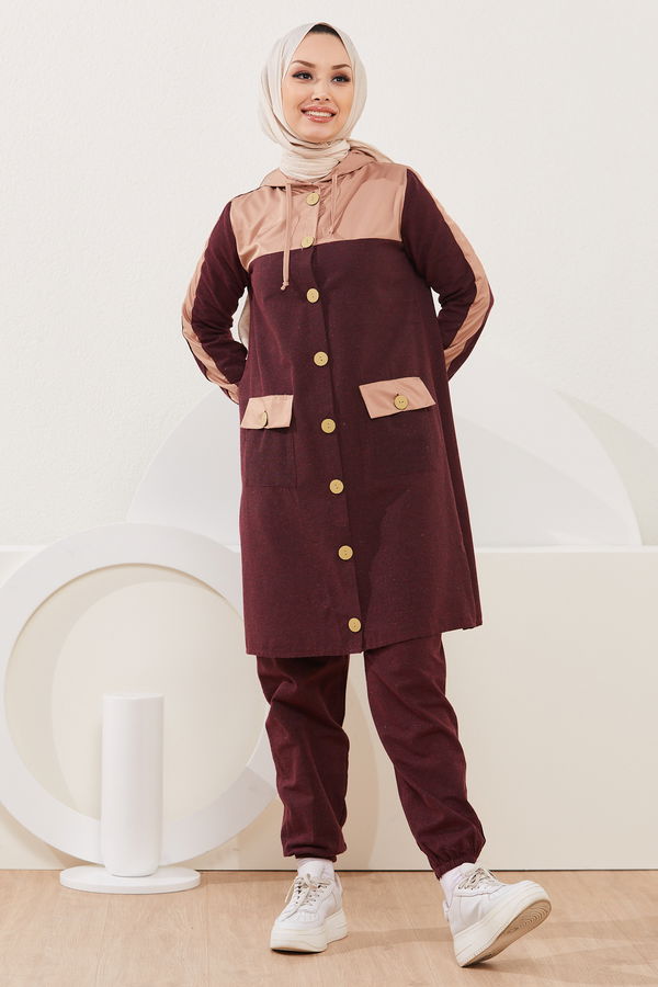 Tunık Pantolon Bordo - 3919 BORDO