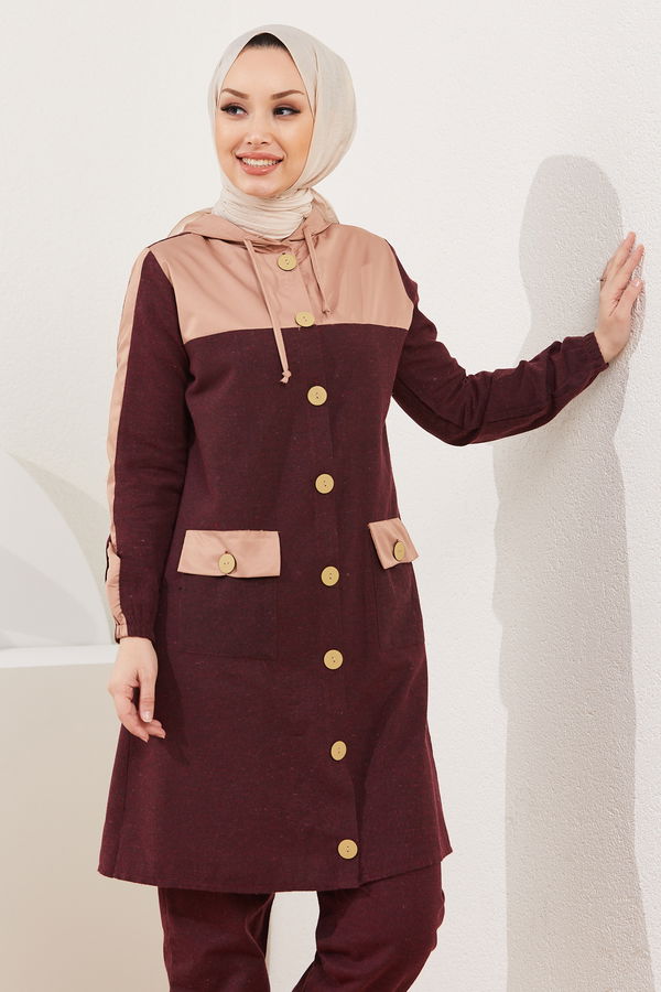 Tunık Pantolon Bordo - 3919 BORDO
