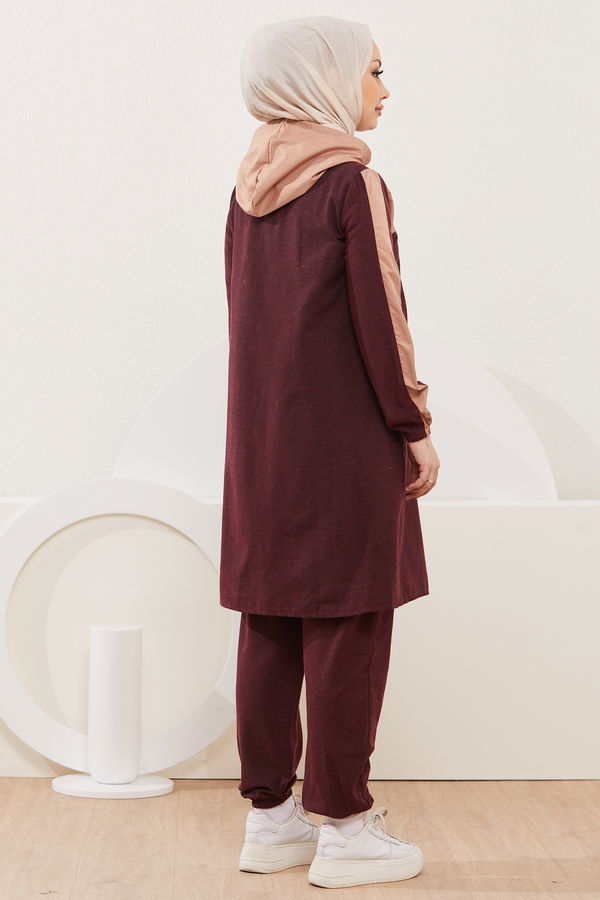 Tunık Pantolon Bordo - 3919 BORDO