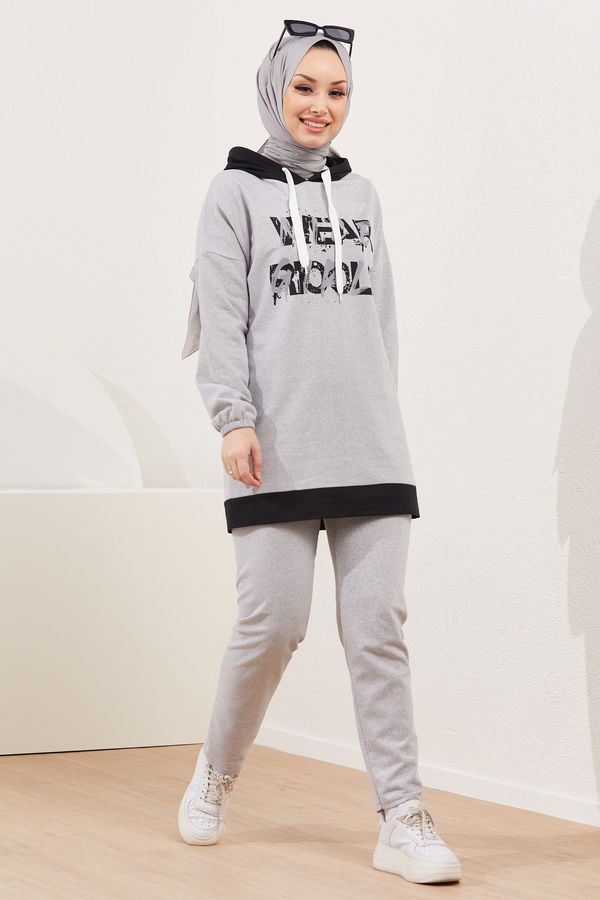 Tunik Pantolon Gri - 3929 GRİ