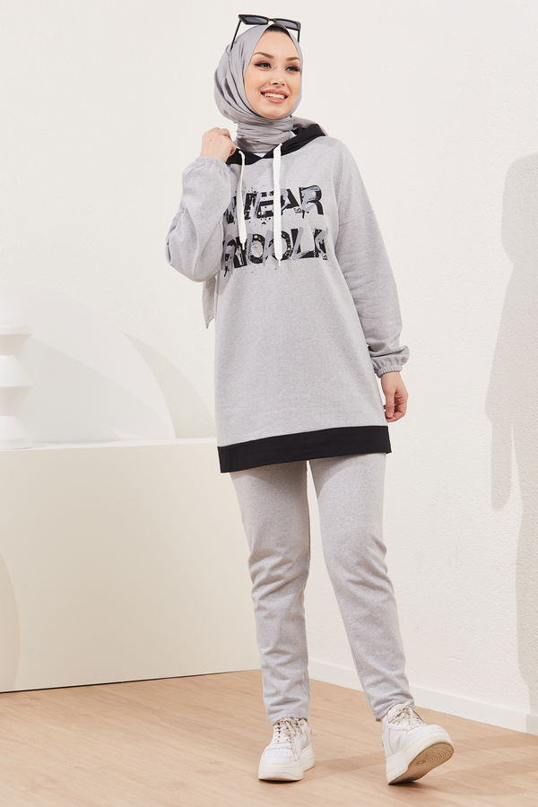 Tunik Pantolon Gri - 3929 GRİ
