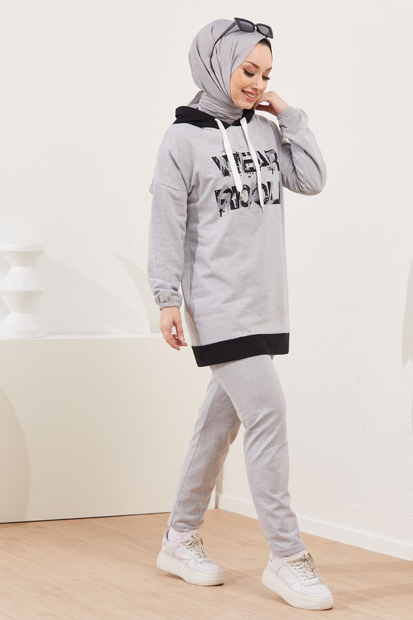 Tunik Pantolon Gri - 3929 GRİ