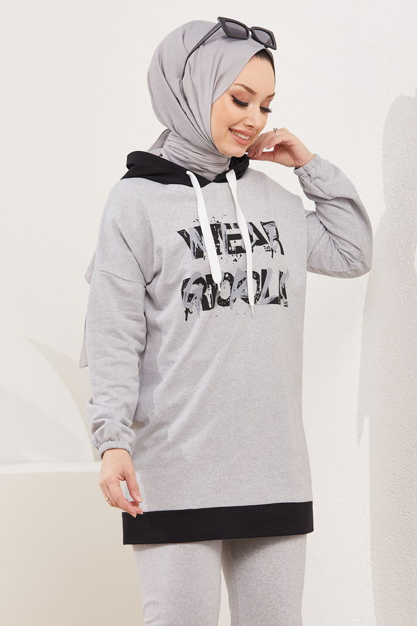 Tunik Pantolon Gri - 3929 GRİ
