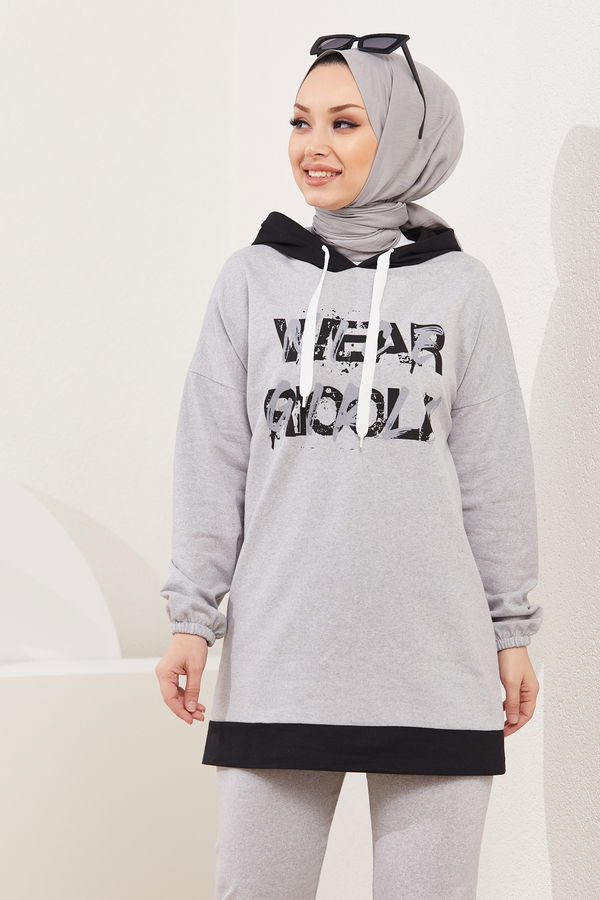 Tunik Pantolon Gri - 3929 GRİ