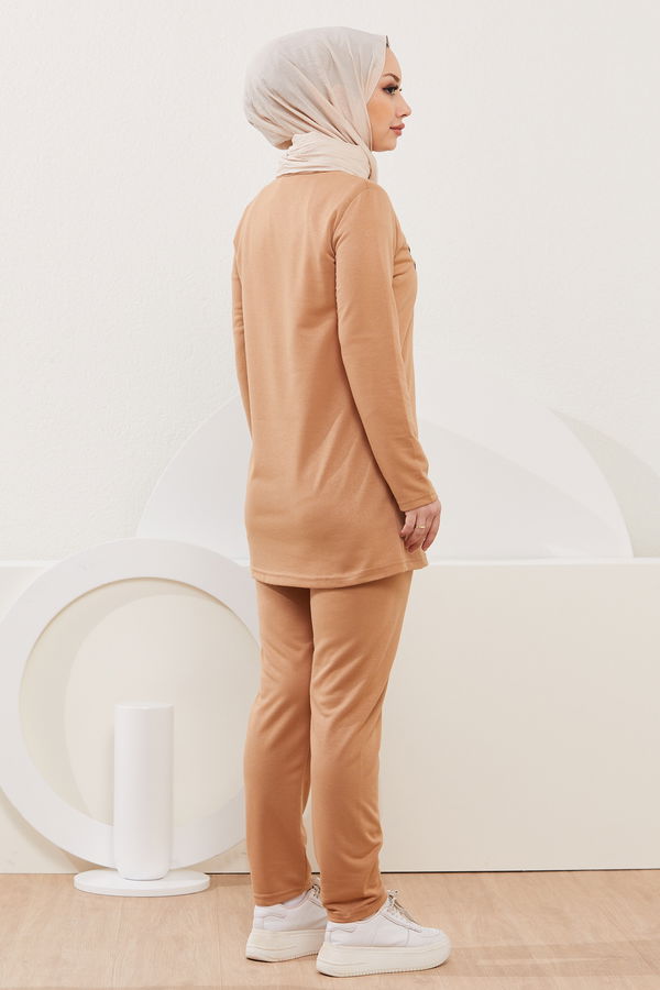 Tunik Pantolon Bej - 3939 BEJ