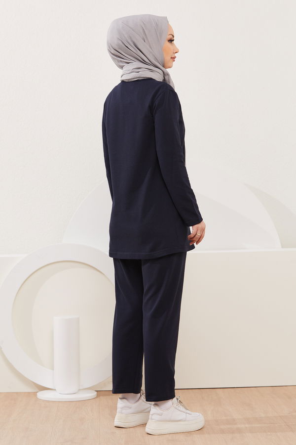 Tunik Pantolon Lacivert - 3939