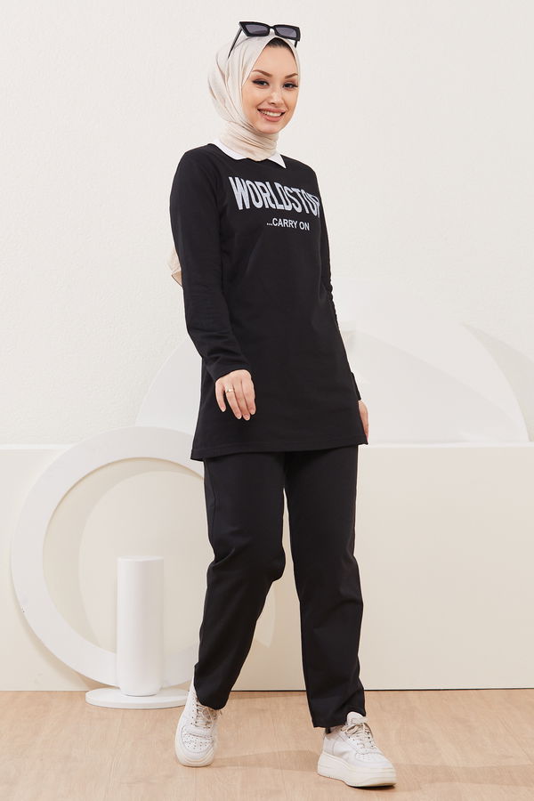 Tunik Pantolon Siyah - 3939 SİYAH
