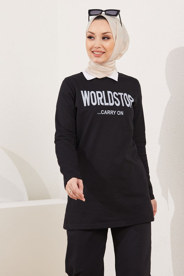 Tunik Pantolon Siyah - 3939 SİYAH