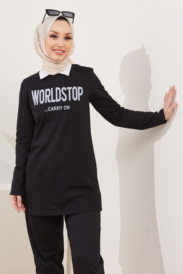 Tunik Pantolon Siyah - 3939 SİYAH