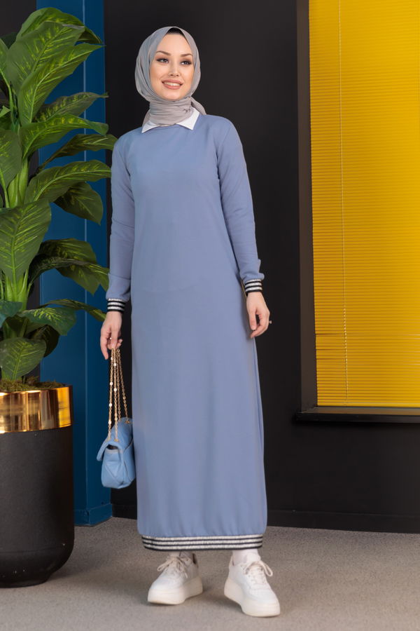 Elbise Mavi - 3970 MAVİ