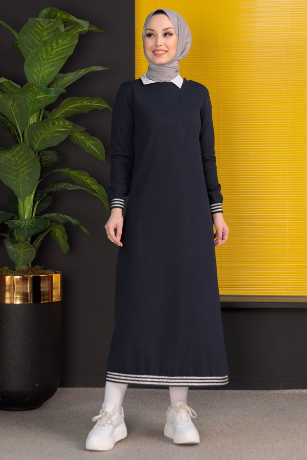 Elbise Lacivert - 3970 LACİVERT