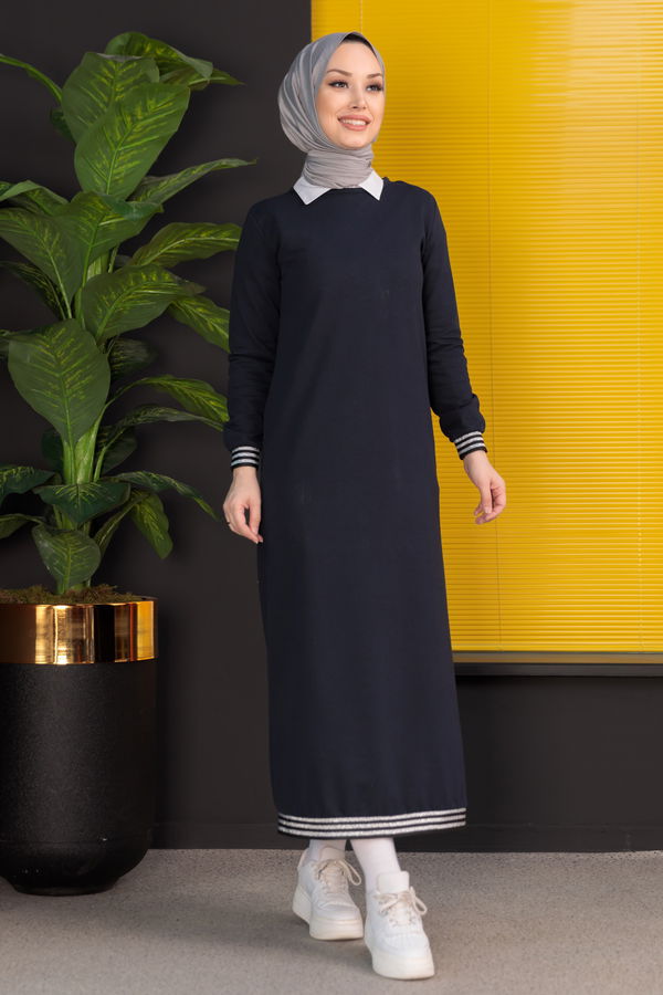 Elbise Lacivert - 3970 LACİVERT