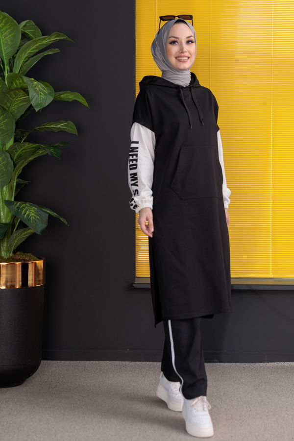 Tunik Pantolon Siyah - 3944 SİYAH