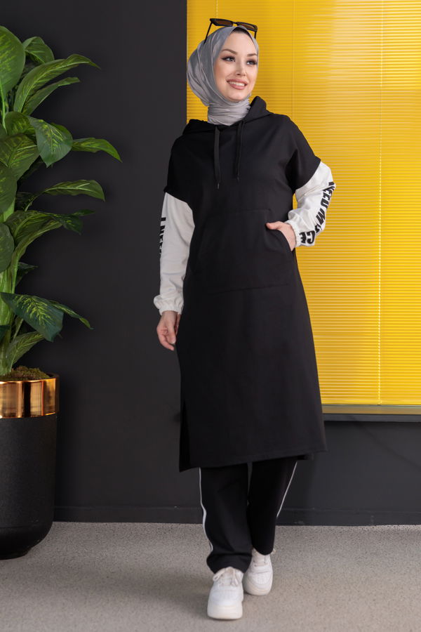 Tunik Pantolon Siyah - 3944 SİYAH