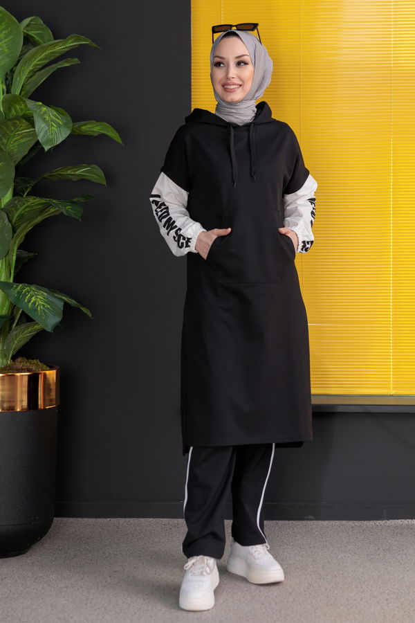 Tunik Pantolon Siyah - 3944 SİYAH