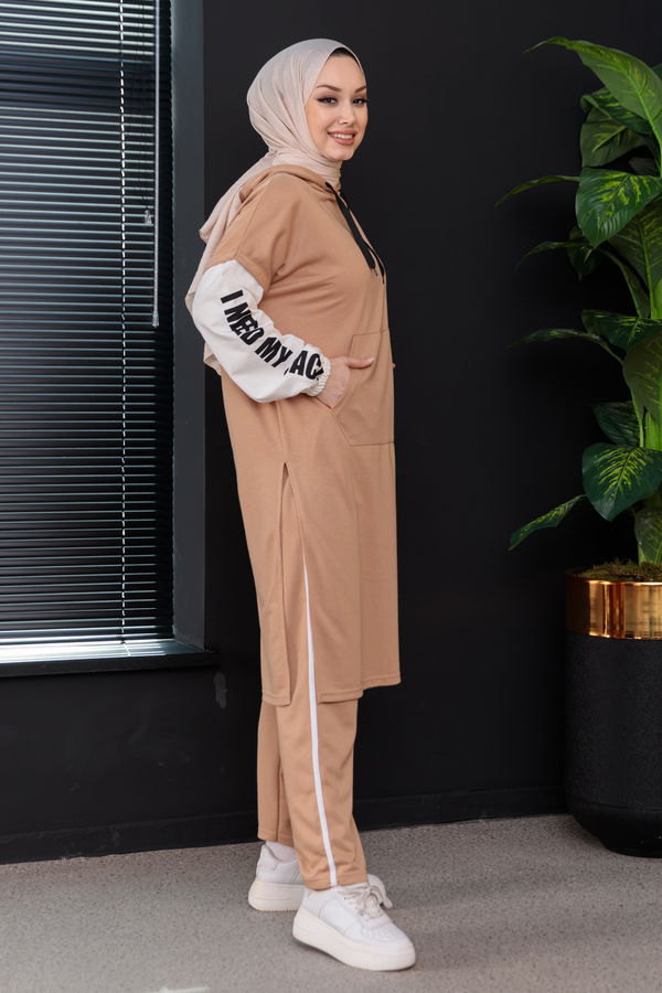 Tunik Pantolon Vizon - 3944 VİZON