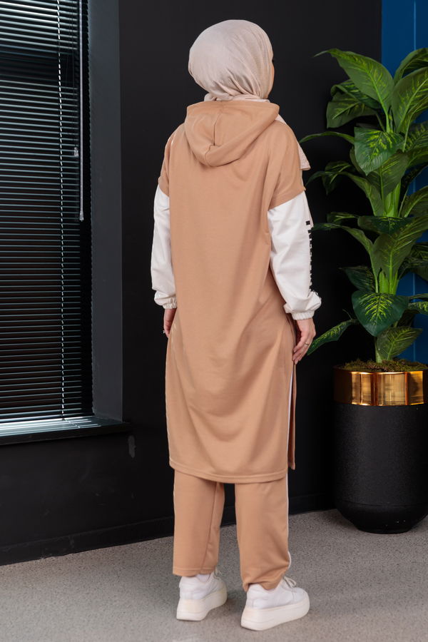 Tunik Pantolon Vizon - 3944 VİZON