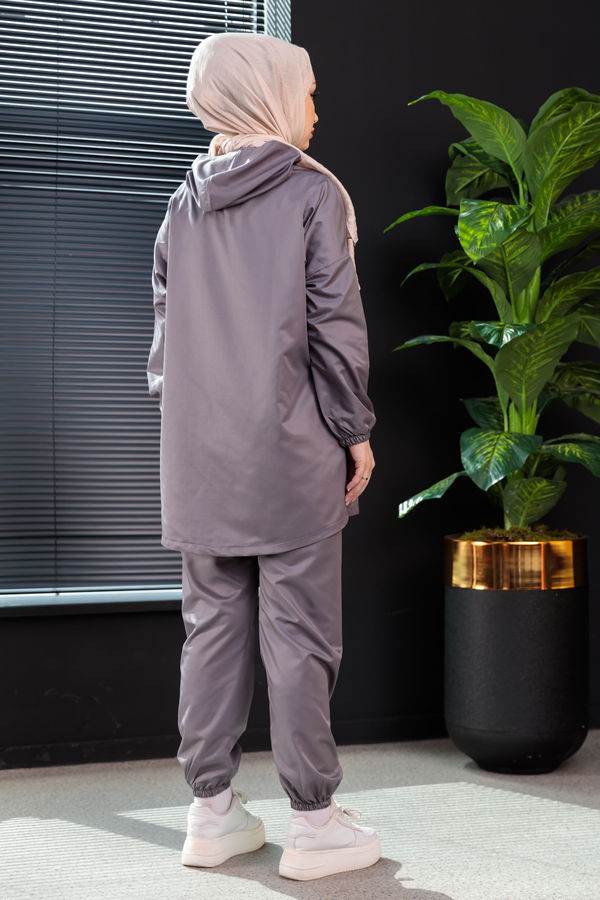 Tunik Pantolon Gri - 3964