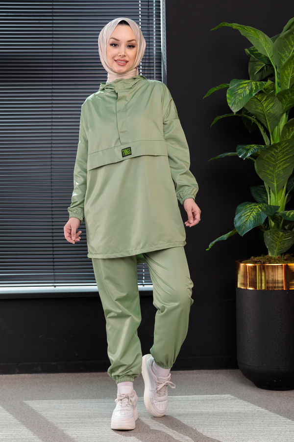 Tunik Pantolon Yeşil - 3964