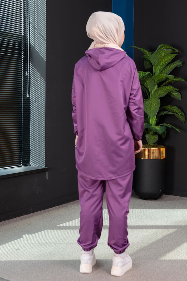 Tunik Pantolon Mor - 3964