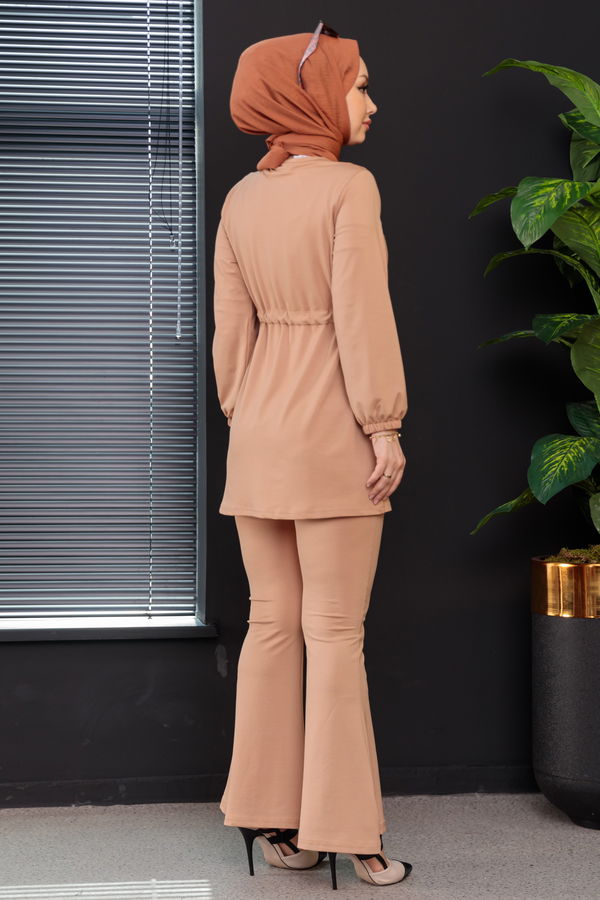 Tunik Pantolon Bej - 3971