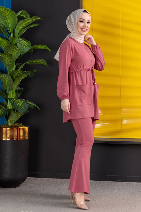 Tunik Pantolon Pembe - 3971