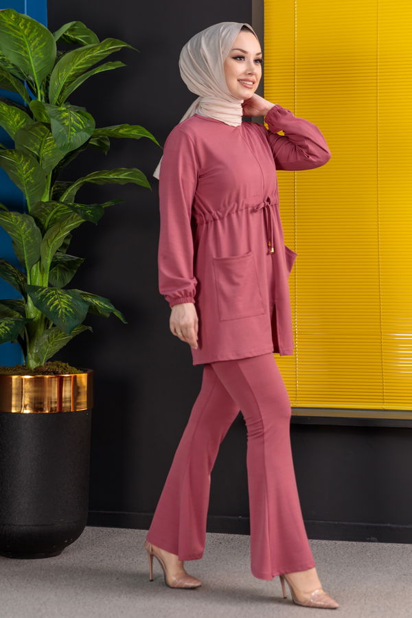 Tunik Pantolon Pembe - 3971
