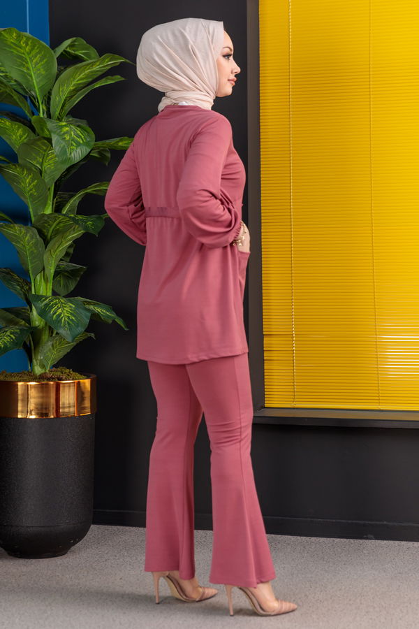 Tunik Pantolon Pembe - 3971
