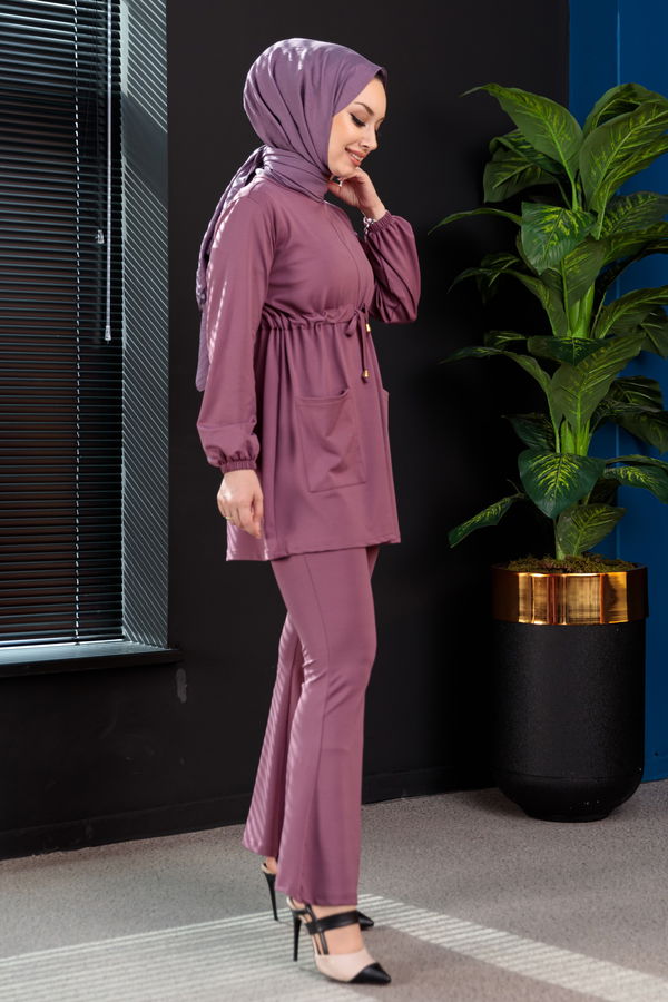 Tunik Pantolon Lila - 3971