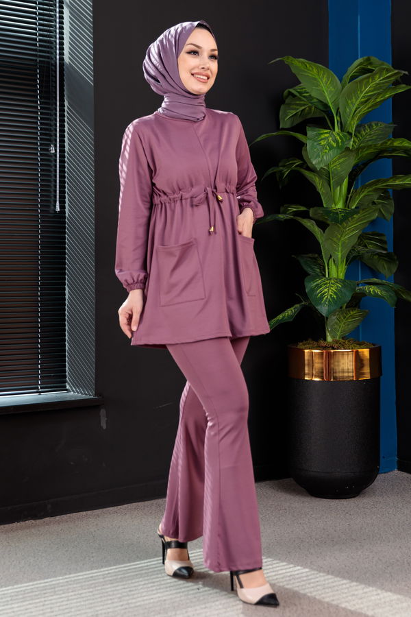Tunik Pantolon Lila - 3971