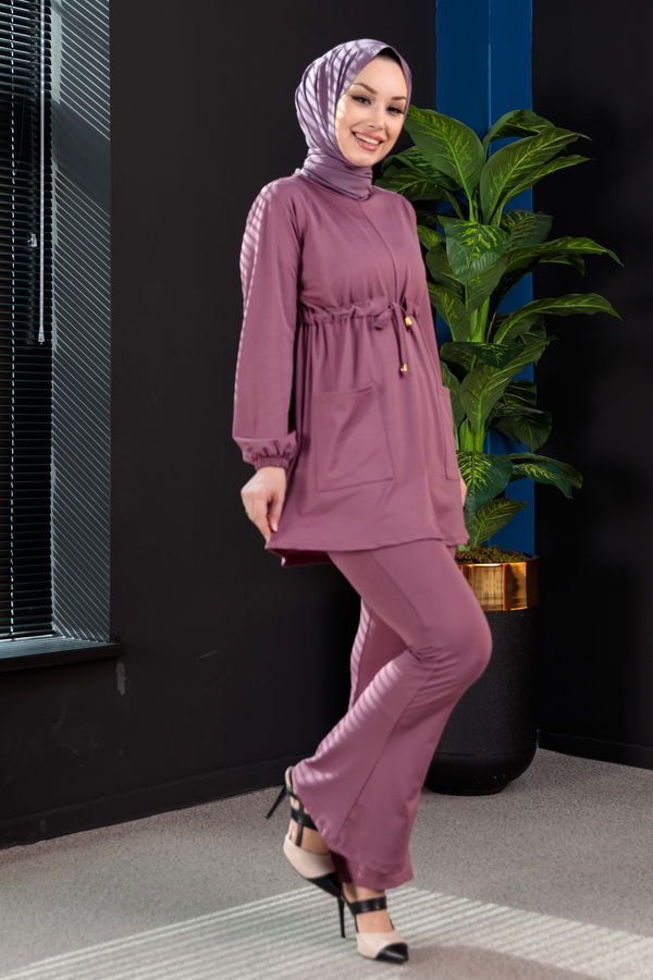 Tunik Pantolon Lila - 3971