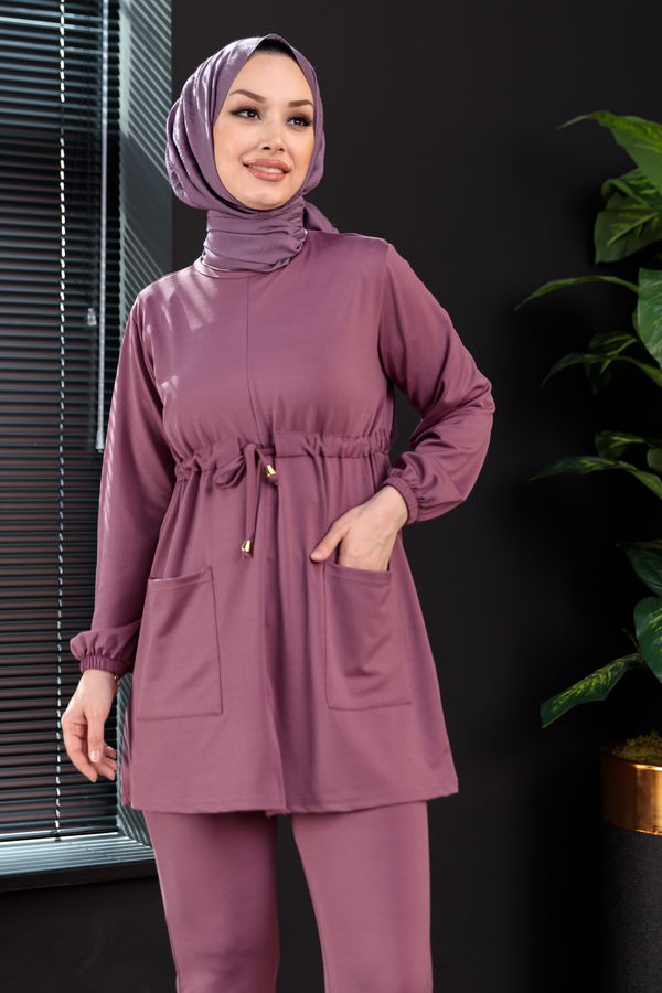 Tunik Pantolon Lila - 3971
