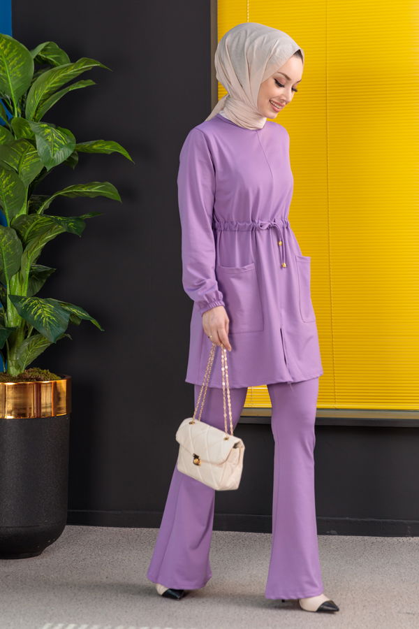 Tunik Pantolon Lila - 3971