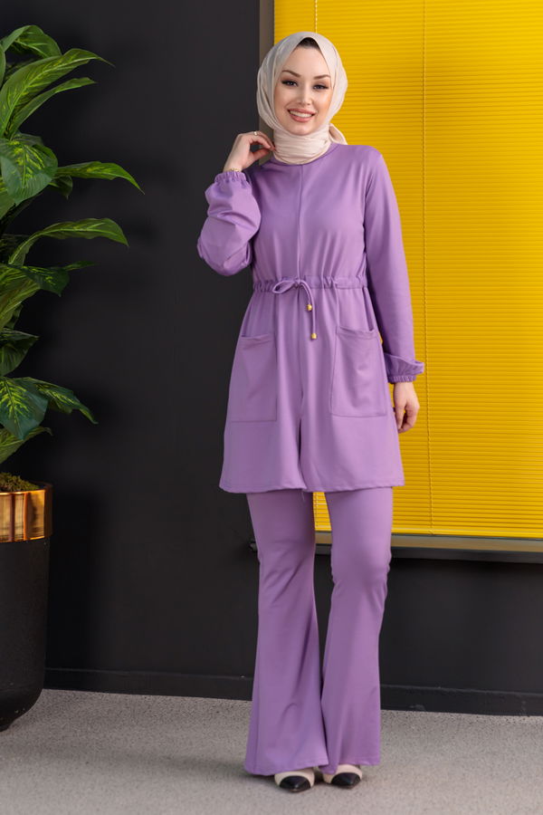 Tunik Pantolon Lila - 3971