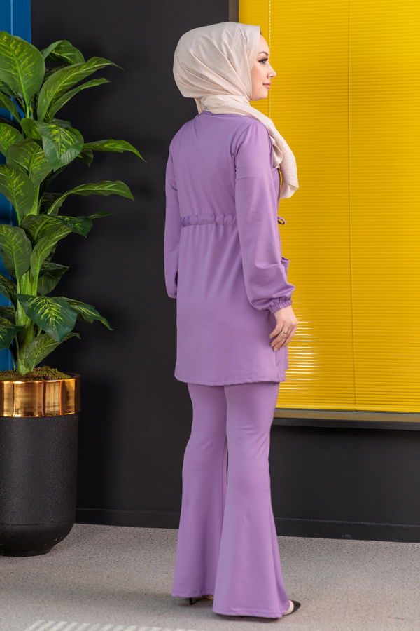 Tunik Pantolon Lila - 3971