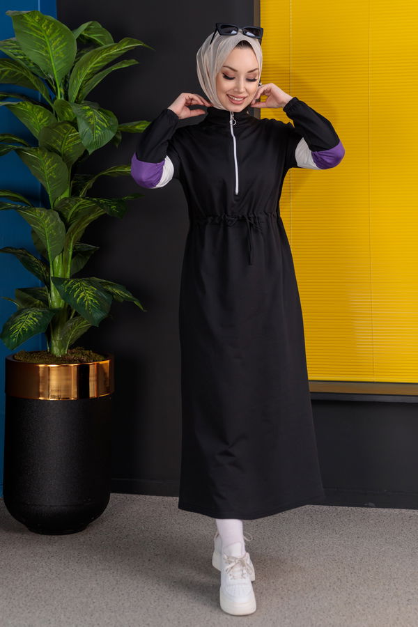 Elbise Siyah - 3977