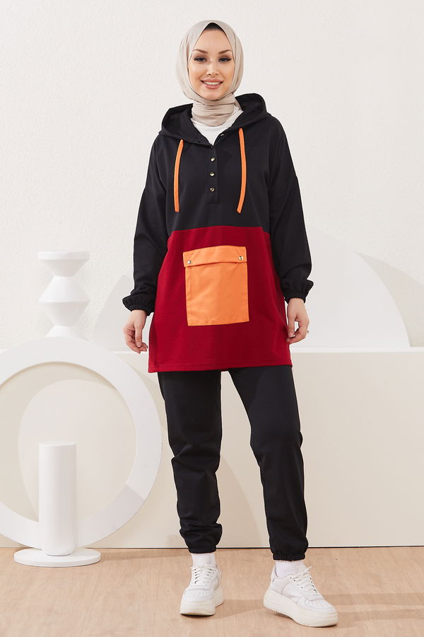 Eşofman Takımı Bordo - 3954 BORDO