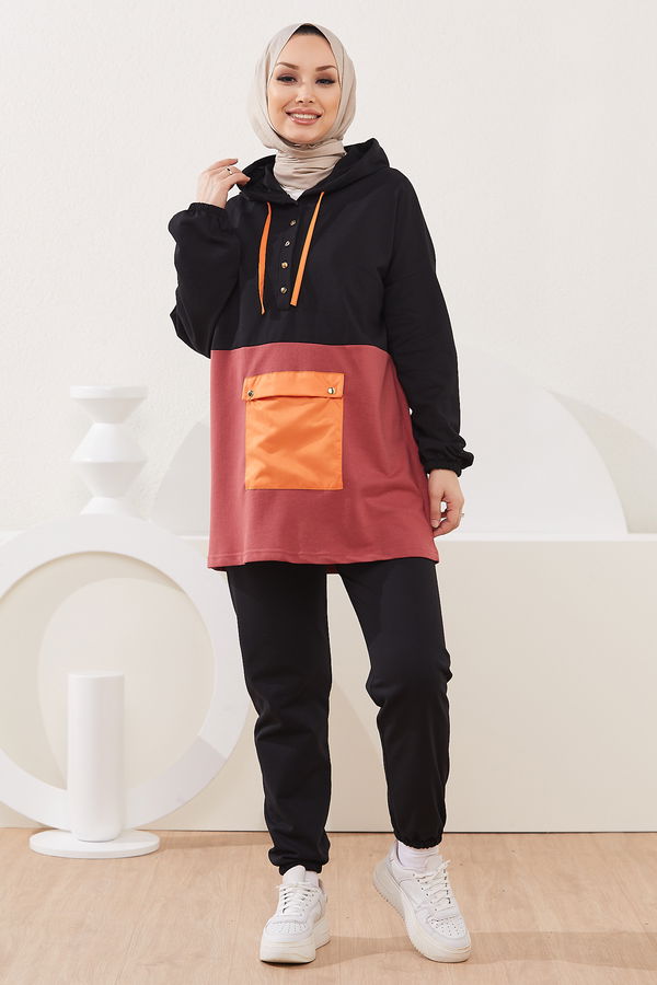 Eşofman Takımı Pembe - 3954 PEMBE