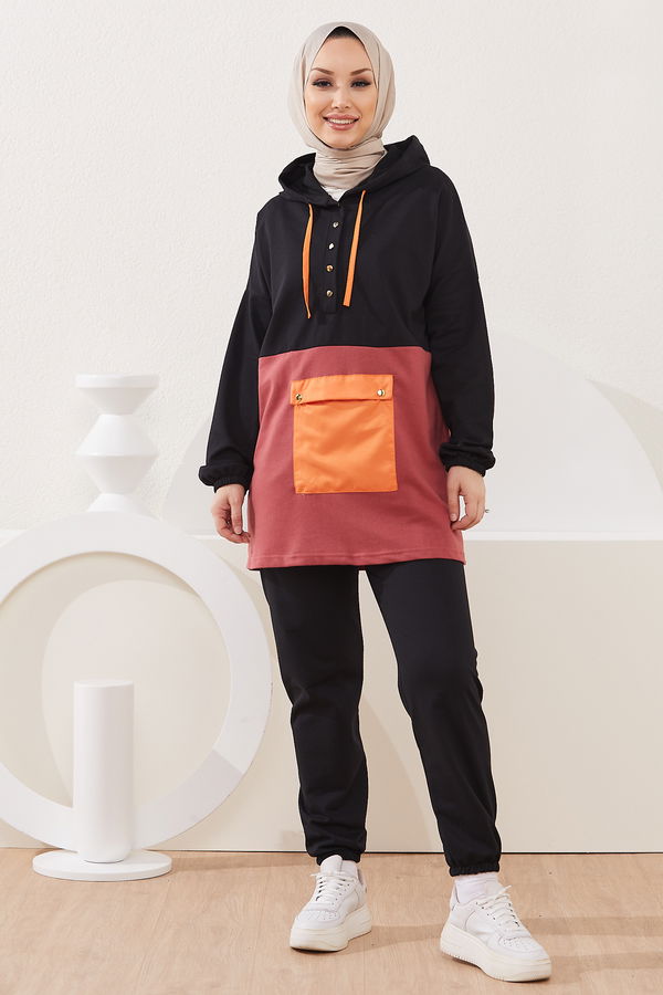 Eşofman Takımı Pembe - 3954 PEMBE