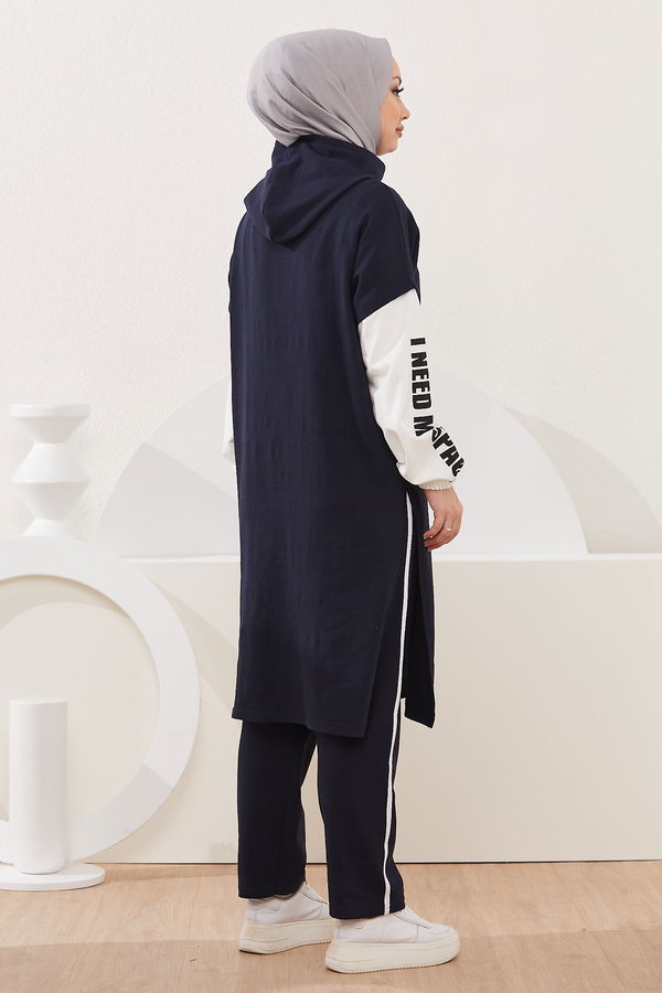 Tunik Pantolon Lacivert - 3944
