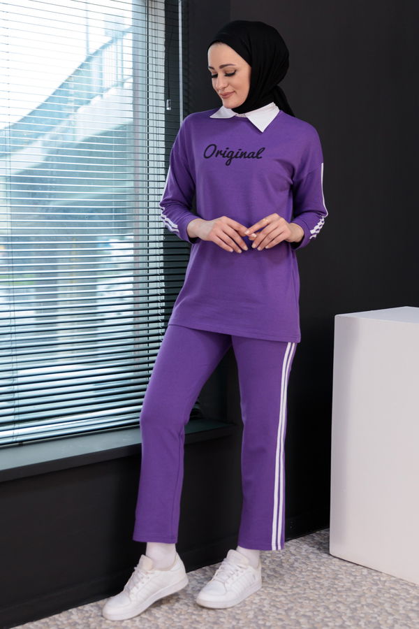TUNIK PANTOLON Mor - 8401 MOR
