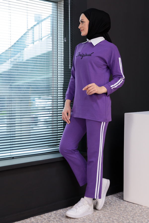 TUNIK PANTOLON Mor - 8401 MOR