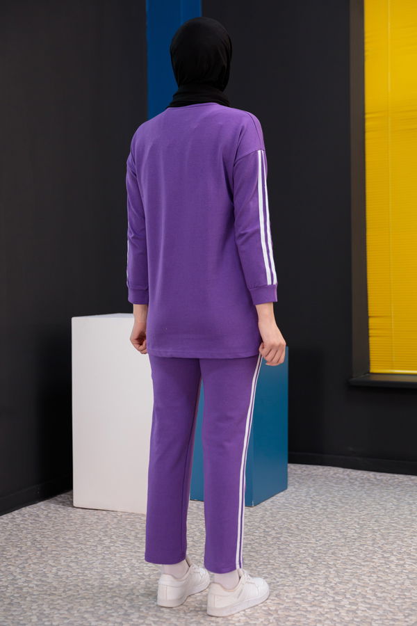 TUNIK PANTOLON Mor - 8401 MOR
