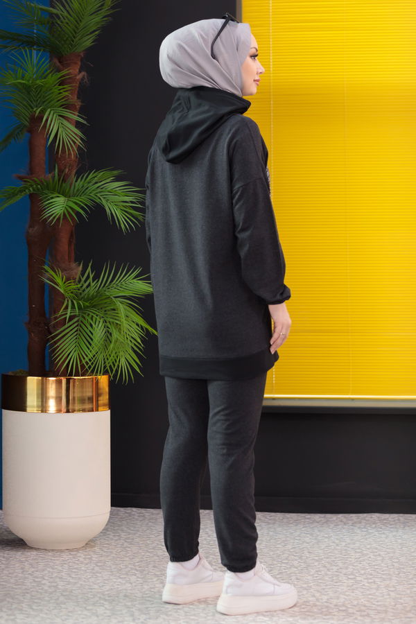 Tunik Pantolon Antrasit - 3927
