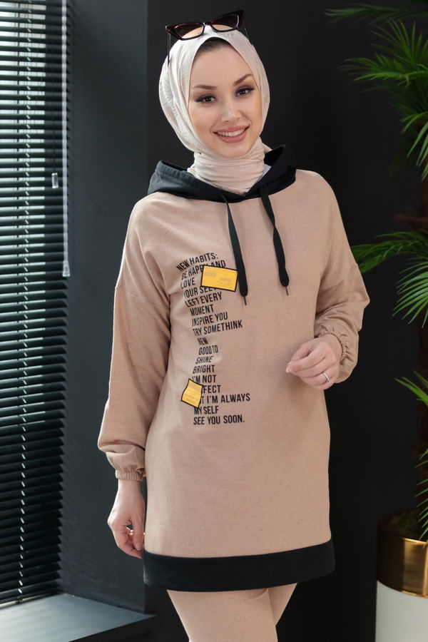 Tunik Pantolon Bej - 3927 BEJ
