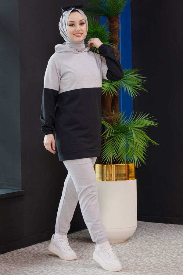 Tunık Pantolon Gri - 3932