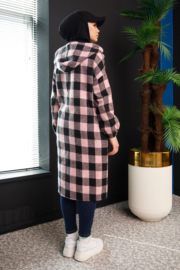 Düğmelı Kap Pembe - 3854 PEMBE