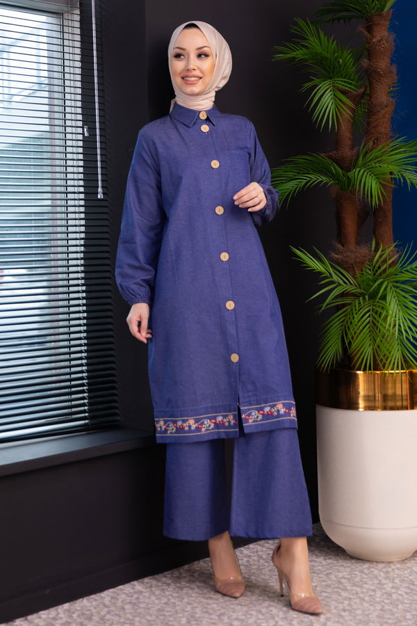 TUNIK PANTOLON Lacivert - 3655