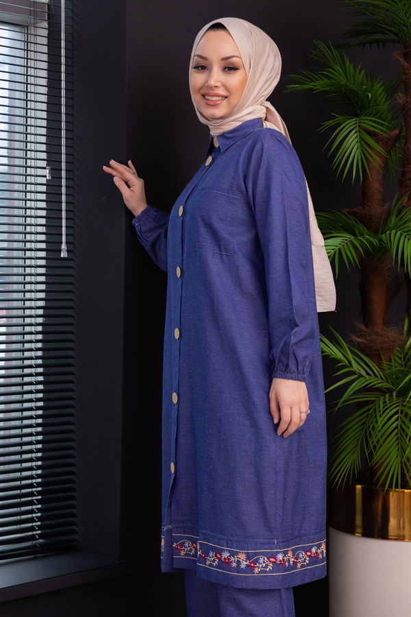 TUNIK PANTOLON Lacivert - 3655
