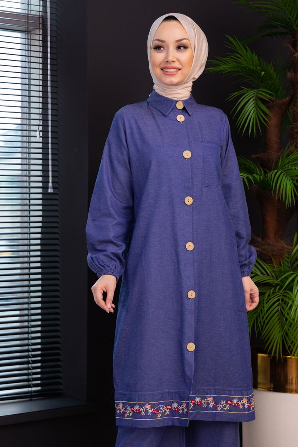 TUNIK PANTOLON Lacivert - 3655